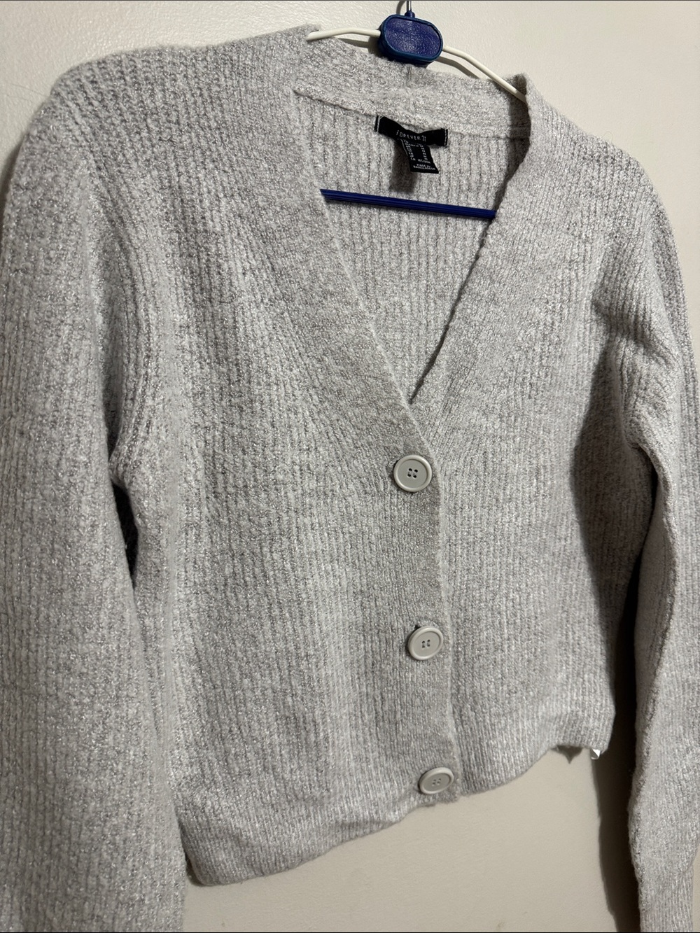 Forever 21 Women's Cream Cozy Cowl Neck Sweater